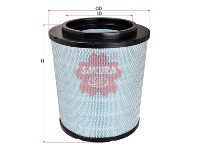 SAKURA,, Air Filter (Element), 3828811, A-71320, VOLVO