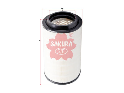 SAKURA,, Air Filter (Element), 21377913, A-71340, IVECO