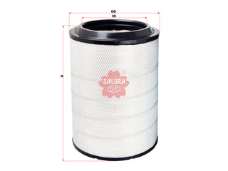SAKURA,, Air Filter (Element), 21716424, A-71490, VOLVO