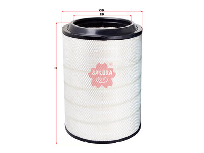 ไส้กรองอากาศ(ไส้กรอง) SAKURA, 21716424, A-71490, VOLVO (123376)