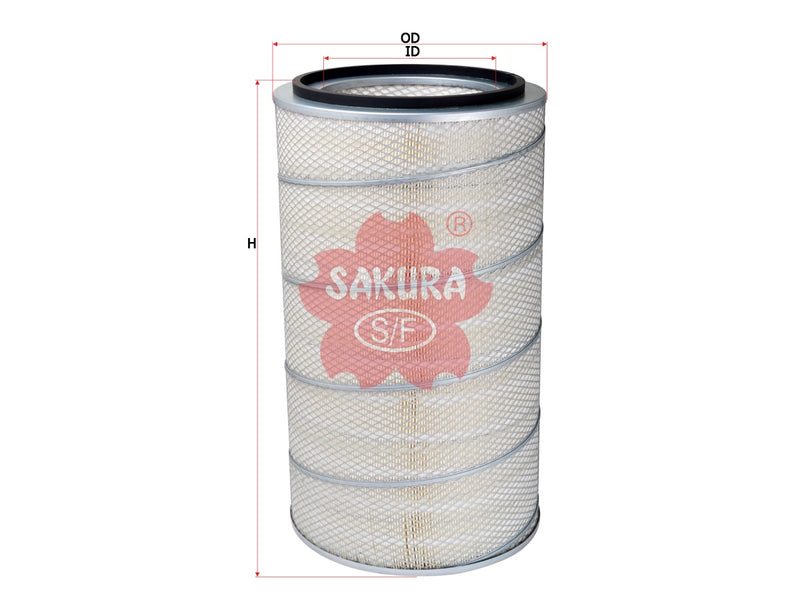 SAKURA,, Air Filter (Element), 57MD33, A-7202, PETERBILT