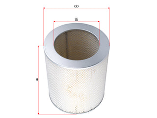 SAKURA,, Air Filter (Element), 3I-0789, A-7204, TEREX