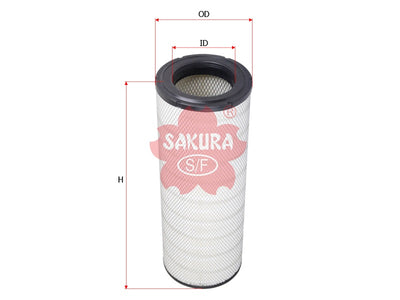 SAKURA,, Air Filter (Element), 57MD320M, A-72070, MACK