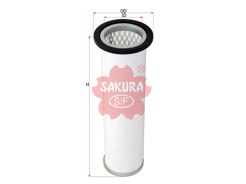 SAKURA,, Air Filter (Element), 1909129, A-7605, ALLIS CHALMERS
