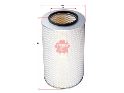SAKURA,, Air Filter (Element), AR-70106, A-7613, MASSEY-FERGUSON