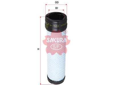 ไส้กรองอากาศ(ไส้กรอง) SAKURA, K7561-82360, A-7618, KOMATSU (125573)