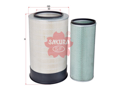 SAKURA,, Air Filter (Element), 3I-0796+3I-0190, A-7907-S, TEREX