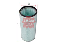 SAKURA,, Air Filter (Element), 700274, A-7944, CLARK