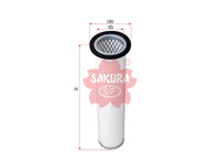 ไส้กรองอากาศ(ไส้กรอง) SAKURA, 32/205703, A-7965, INGERSOLL RAND (126390)