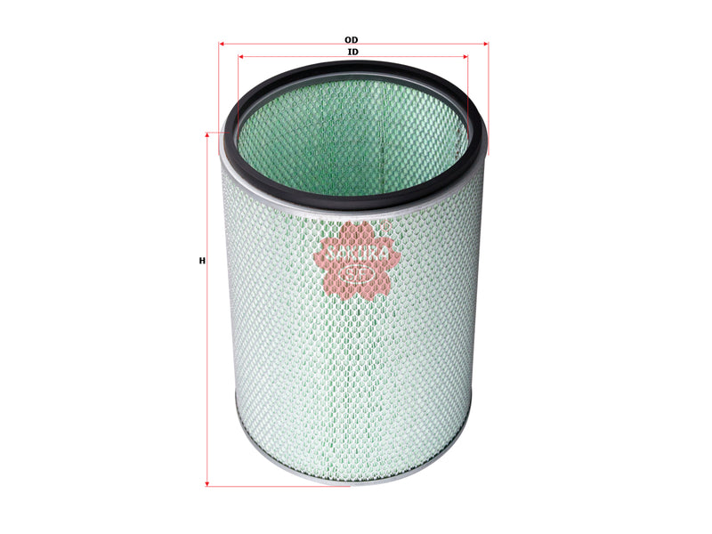SAKURA,, Air Filter (Element), 9039992, A-7966, TEREX