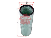 SAKURA,, Air Filter (Element), AY120-SZ508, A-7967, CATERPILLAR