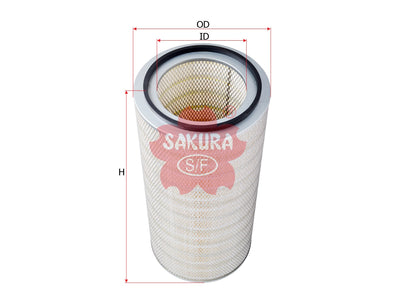 SAKURA,, Air Filter (Element), 8PP21347-00, A-7973, TORIT