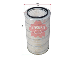 SAKURA,, Air Filter (Element), 773670, A-7979, CLAAS