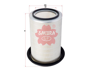 SAKURA,, Air Filter (Element), A 830 X 9601 AUA, A-8300, SCANIA