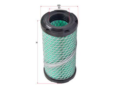 ไส้กรองอากาศ(ไส้กรอง) SAKURA, YM119655-12560, A-85045, YANMAR (125497)