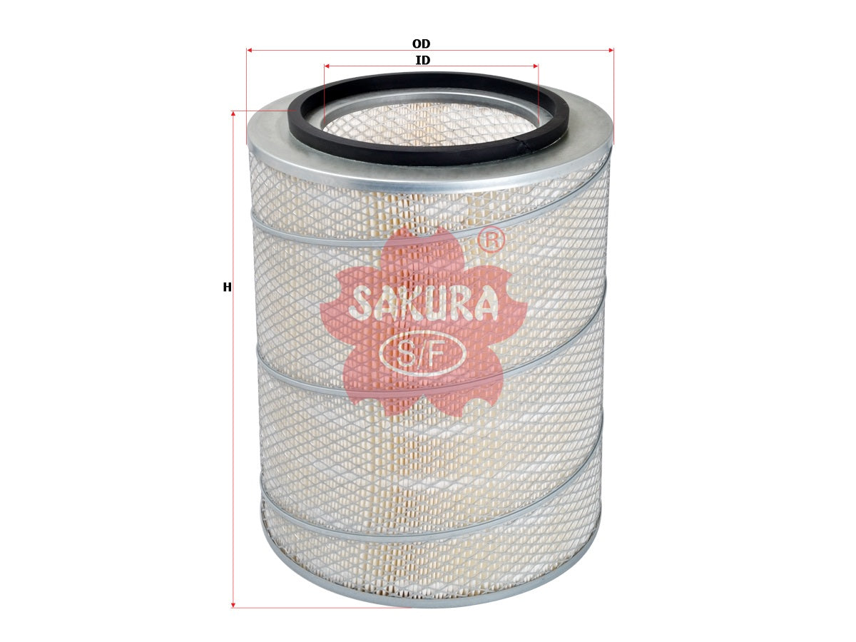 Air Filter (Element), SAKURA, 1-14215-229-0, A-8527, ISUZU (125665)