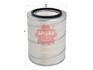 SAKURA,, Air Filter (Element), 1-14215-229-0, A-8527, ISUZU
