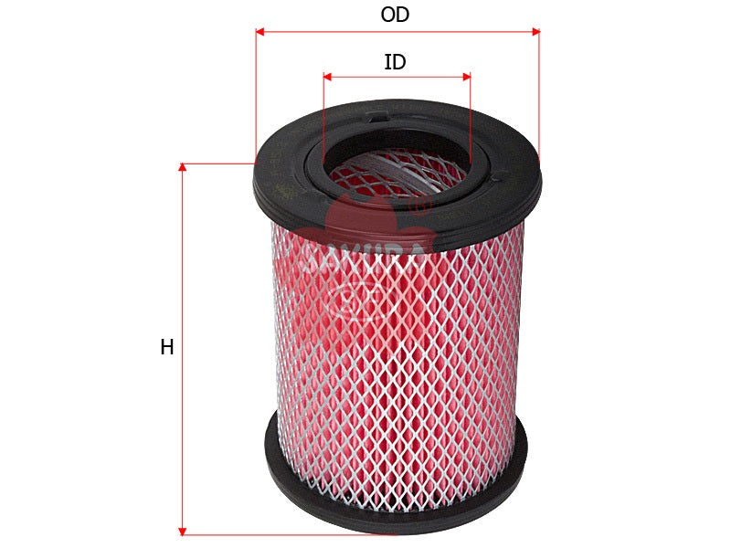 Air Filter (ဒြပ်စင်)၊ SAKURA၊ AY120-NS037၊ A-8548၊ NISSAN (125099)