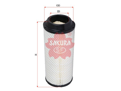 SAKURA,, Air Filter (Element), 159048, A-8553, CATERPILLAR