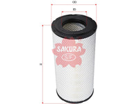 SAKURA,, Air Filter (Element), MC3658044M1, A-8577, AGCO