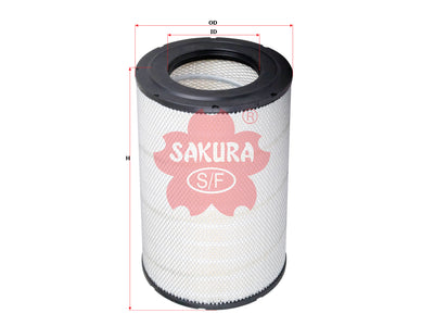 SAKURA,, Air Filter (Element), YZ11P00001S003D, A-8579, TEREX