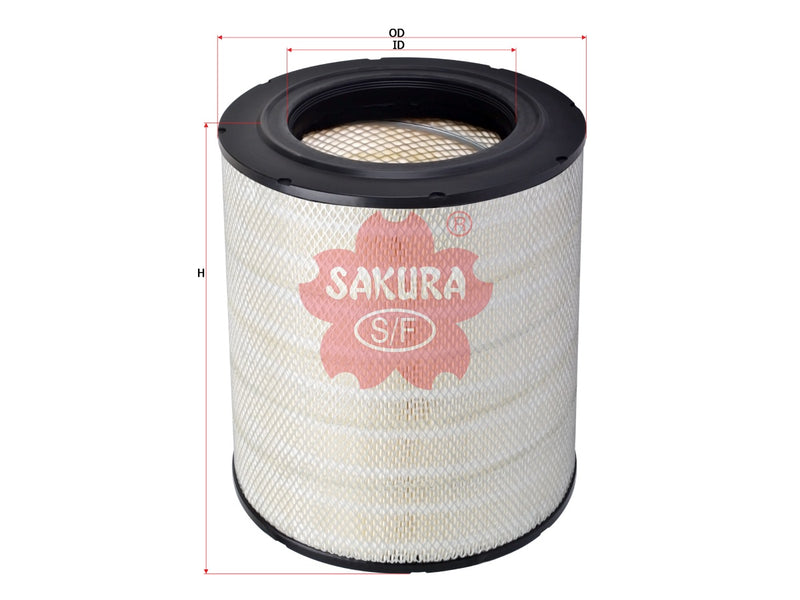 SAKURA,, Air Filter (Element), F6HZ9601-CA, A-8588, FORD