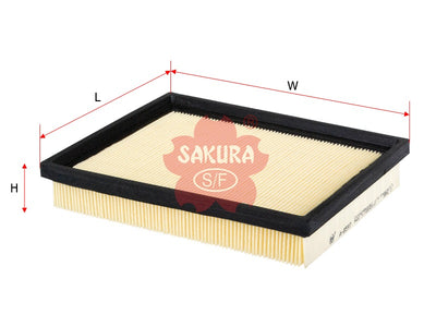 SAKURA,, Air Filter (Element), 90486298, A-8597, HOLDEN