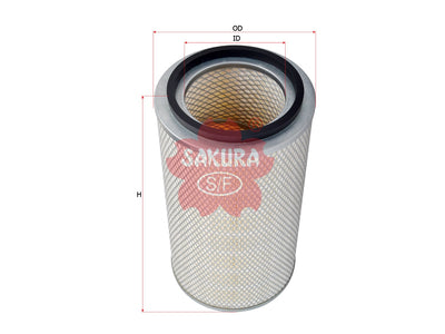 SAKURA,, Air Filter (Element), 1109.6B-020, A-8633, DONGFENG