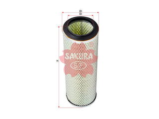SAKURA,, Air Filter (Element), 1109.6B-030, A-8634, DONGFENG