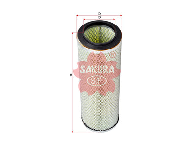 SAKURA,, Air Filter (Element), 1109.6B-030, A-8634, DONGFENG