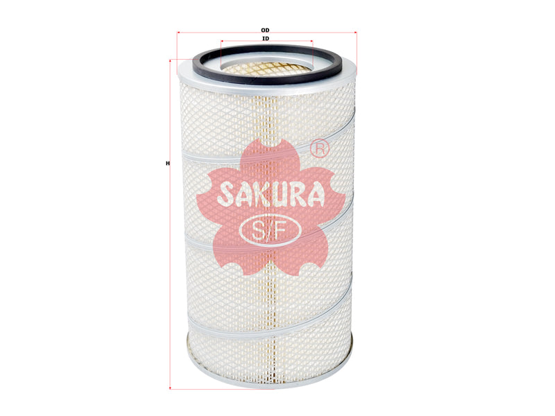 SAKURA,, Air Filter (Element), 1109N-020, A-8636, KING LONG