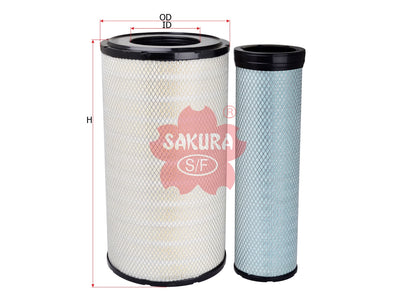SAKURA,, Air Filter (Element), F434394 + F434395, A-8652-S, INGERSOLL RAND