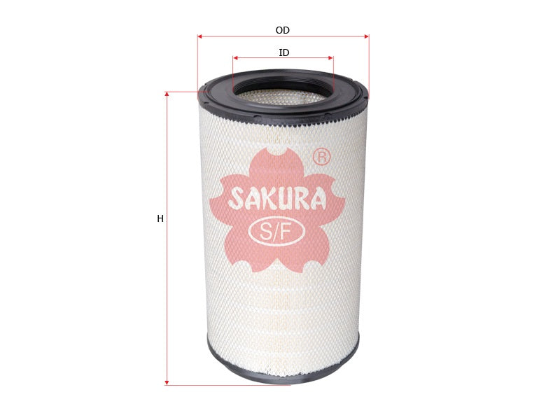 SAKURA,, Air Filter (Element), 1387548, A-8665M, KOMATSU