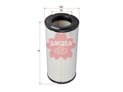 SAKURA,, Air Filter (Element), 02250127-684, A-8671, SULLAIR