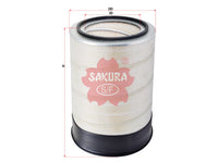 ไส้กรองอากาศ(ไส้กรอง) SAKURA, K3250, A-87430, HUALING (126201)