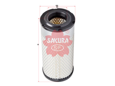 ไส้กรองอากาศ(ธาตุ) SAKURA, TO270-1632-0, A-8807, KUBOTA (126553)