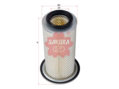 ไส้กรองอากาศ(ไส้กรอง) SAKURA, 17351-32430, A-8810, KUBOTA (126549)