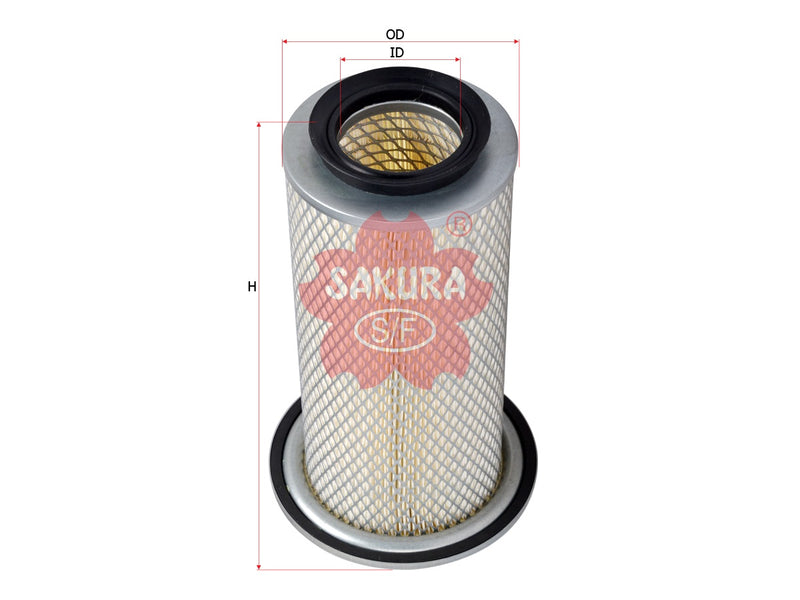 SAKURA,, Air Filter (Element), 17351-32430, A-8810, KUBOTA