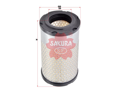 ไส้กรองอากาศ(ไส้กรอง) SAKURA, 1G319-11210, A-88290, KUBOTA (125564)