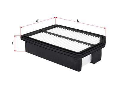 SAKURA,, Air Filter (Element), 17220-RNY-E01, A-90140, HONDA