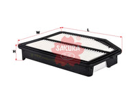SAKURA,, Air Filter (Element), 17220-5LA-A00, A-90190, HONDA
