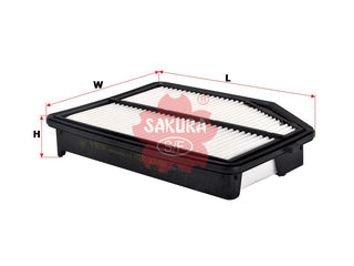 SAKURA,, Air Filter (Element), 17220-5LA-A00, A-90190, HONDA