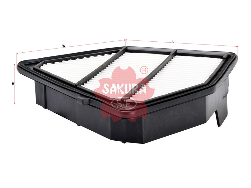 ไส้กรองอากาศ(ไส้กรอง) SAKURA, 17220-R5Z-G01, A-90230, HONDA (126325)