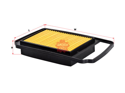SAKURA,, Air Filter (Element), 28D-WE445-00, A-91070, YAMAHA