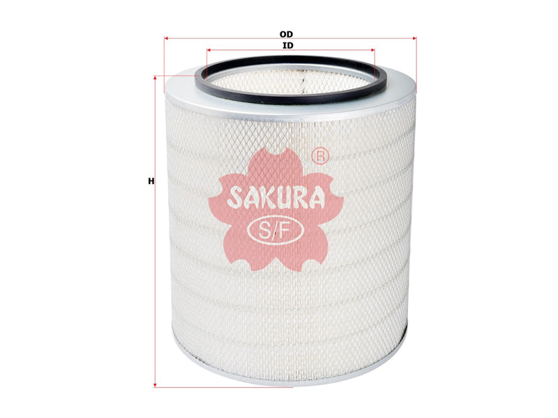 SAKURA,, Air Filter (Element), 3I-0842, A-9227, WHITE