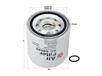 SAKURA,, Air Filter (Spin-On), 4329012462, AC-68020, DAF