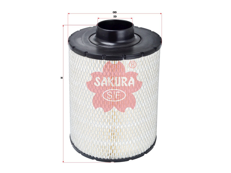 ไส้กรองอากาศ(เคสแบบใช้แล้วทิ้ง), SAKURA, 3I-2125, AH-5706, CUMMINS (126988)