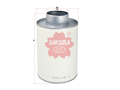 ไส้กรองอากาศ(เคสแบบใช้แล้วทิ้ง), SAKURA, 8422800, AH-71010, VOLVO PENTA (125548)