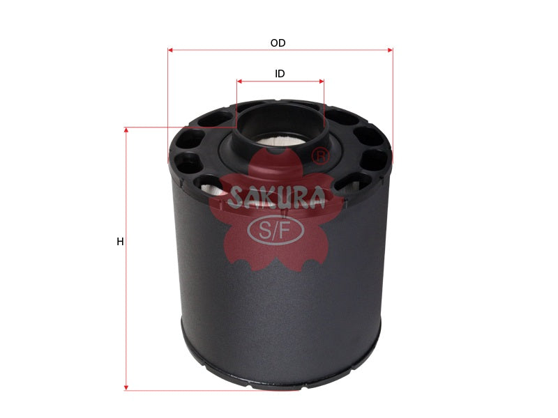 SAKURA,, Air Filter (Disposable Housing), SEFC1052, AH-7913, SDMO