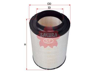 SAKURA,, Air Filter (Disposable Housing), 180945802, AH-7915, MTU